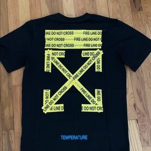 🔥 Off-White Fire Tape Tee 🔥